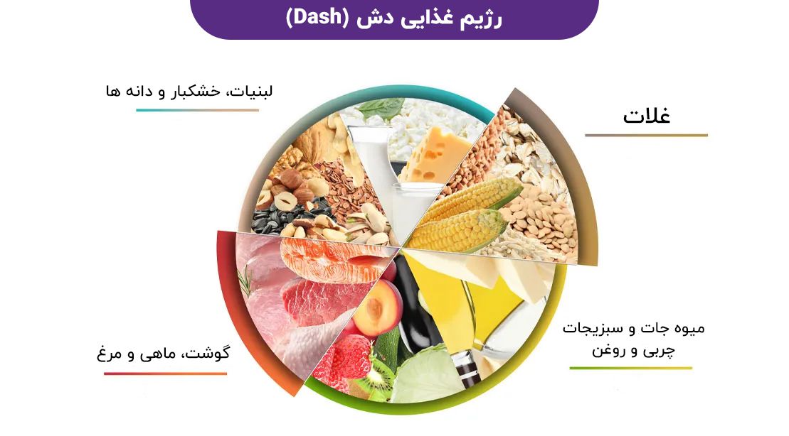 رژیم غذایی دش